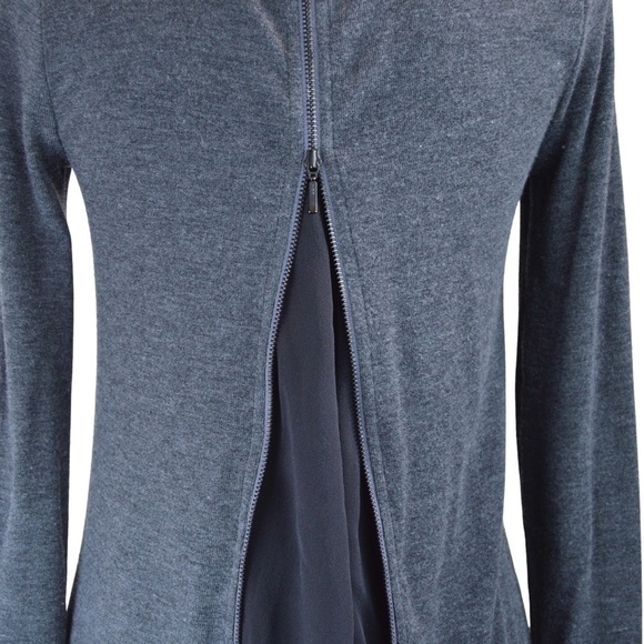 Three Dots Crew Neck Zipper Back Soft Slender Fit Long Sleeve Sweater, Small - Picture 7 of 7